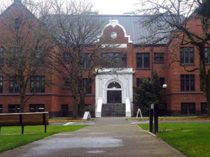 The former elementary school on the WOU campus