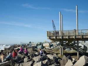 Ft Stevens south jetty platform