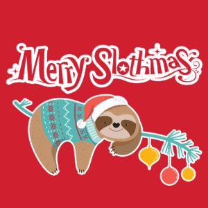 Merry Slothmas tile