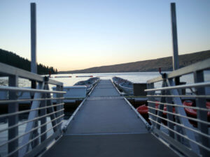 A dock at Wallowa State Park